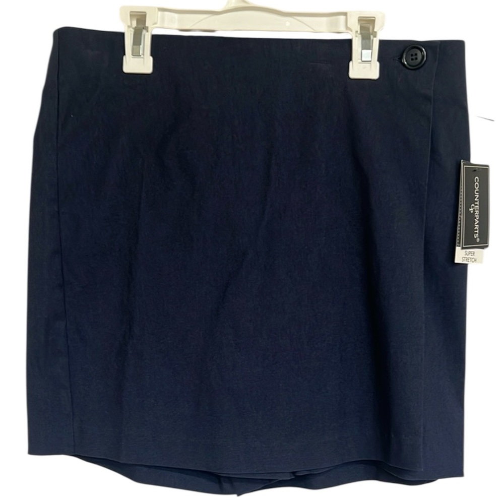Counterparts Dark Blue Mini Skirt/Skort